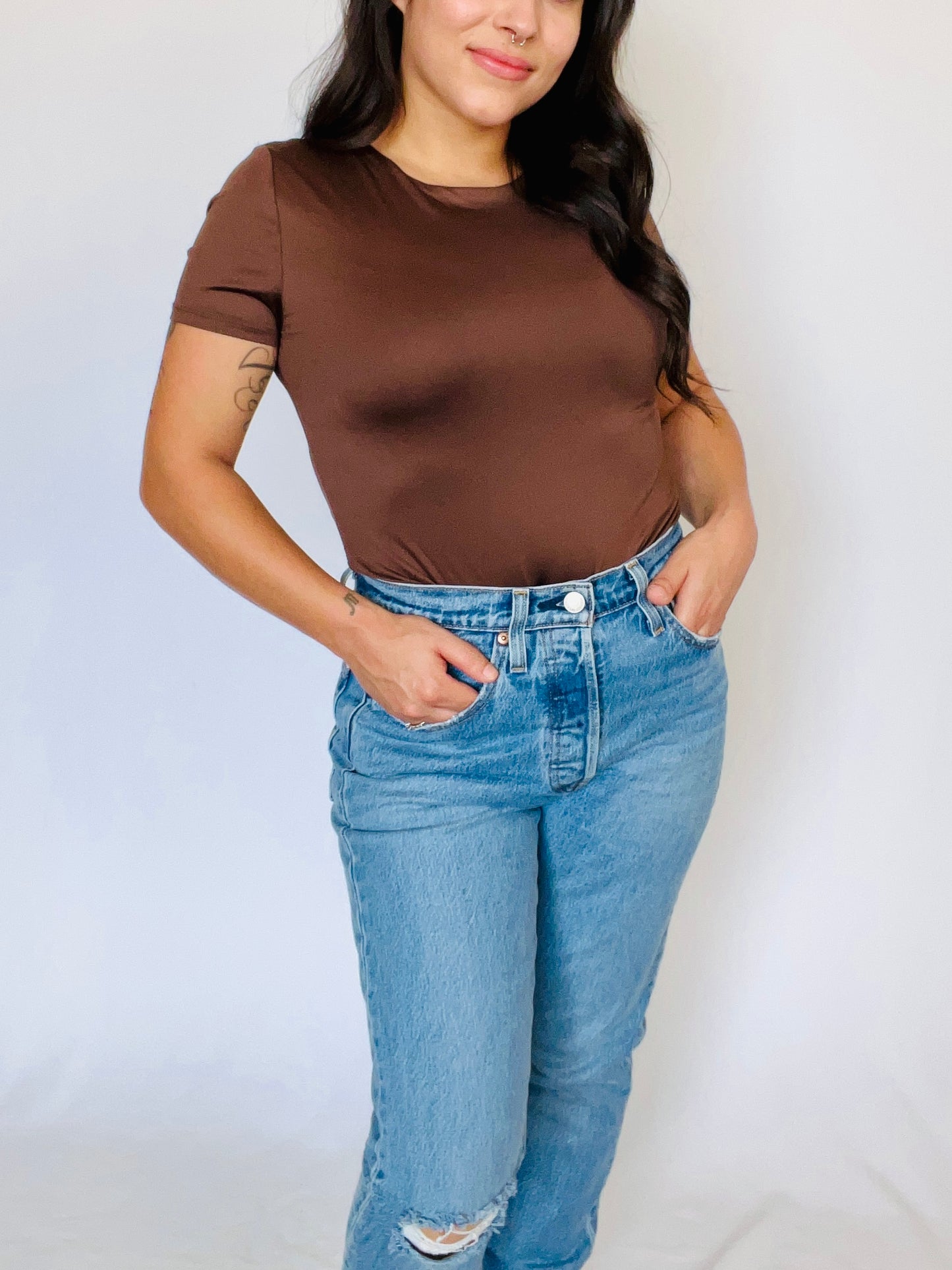 Brown Bodysuit