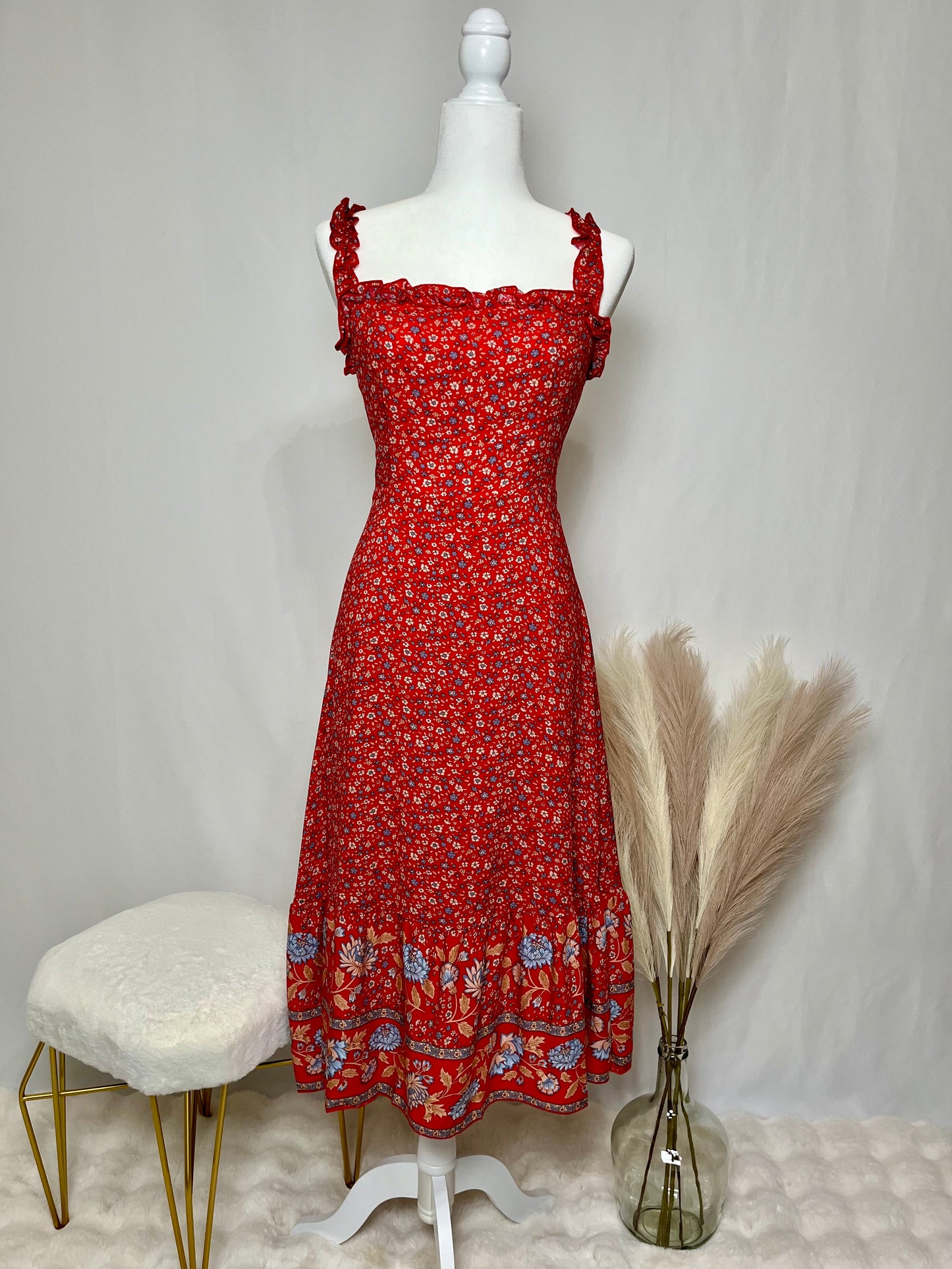 Red Garden Dress