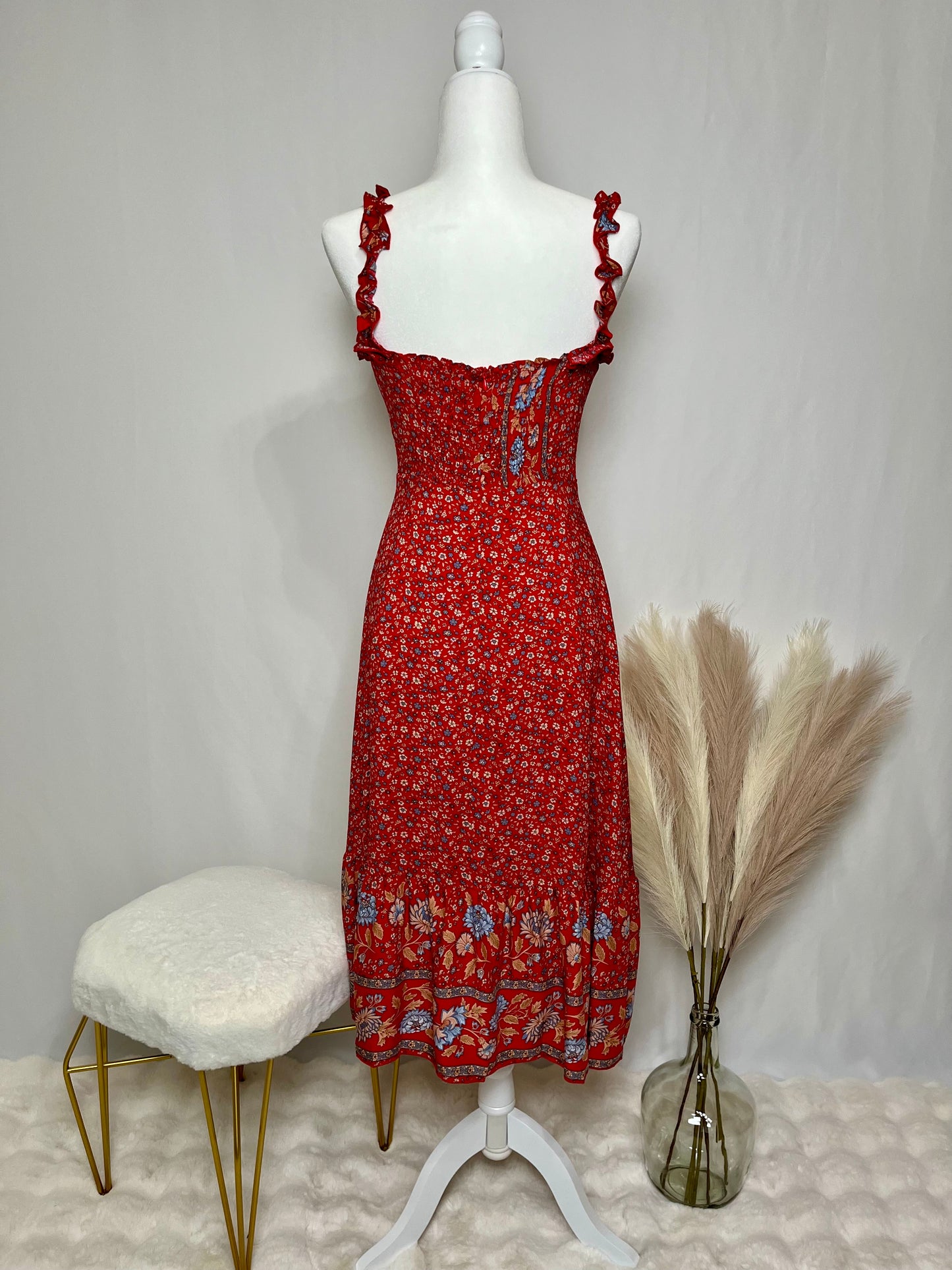Red Garden Dress