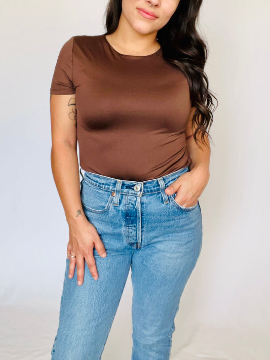 Brown Bodysuit
