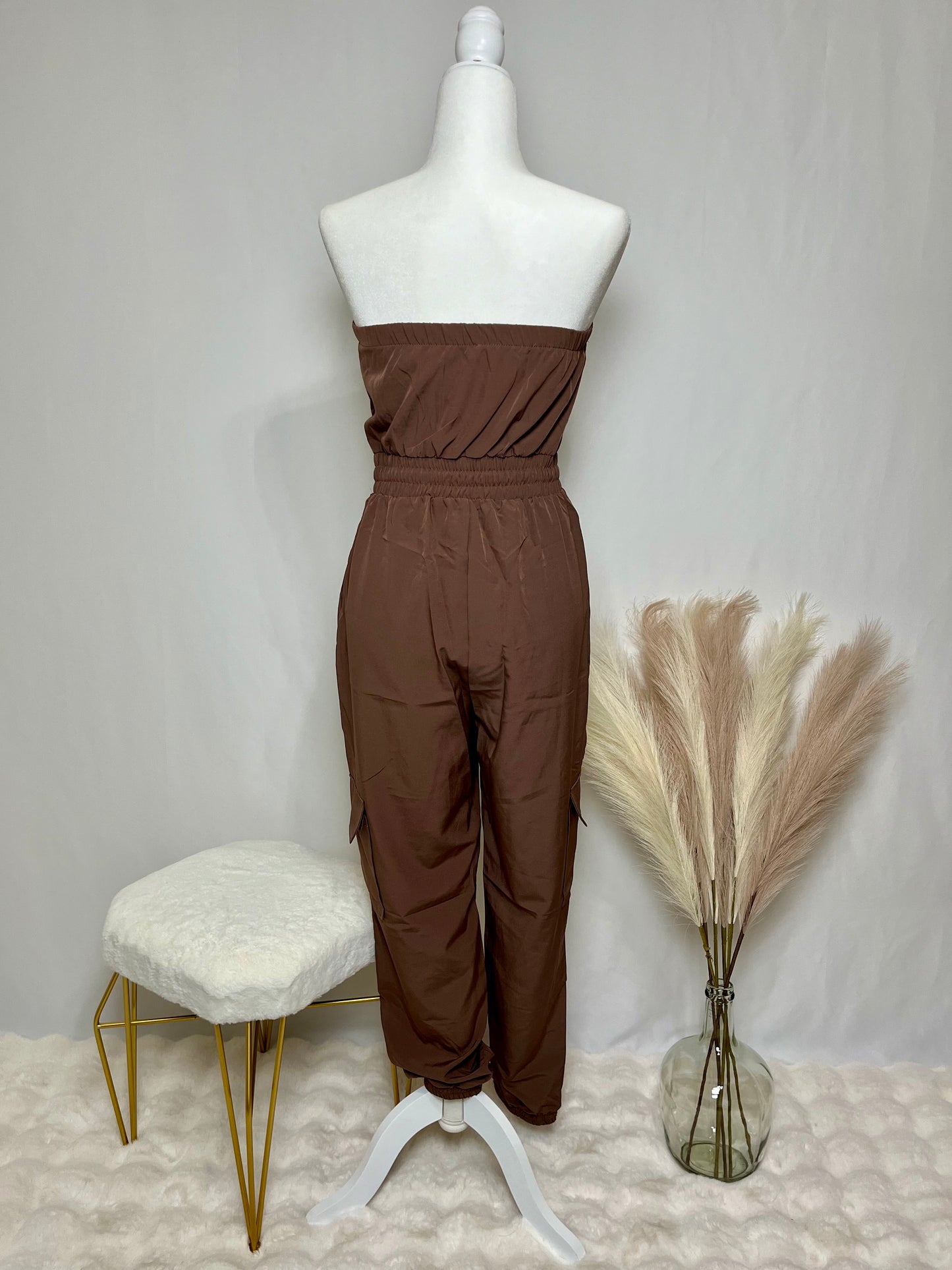 All Brown Jumpsuit