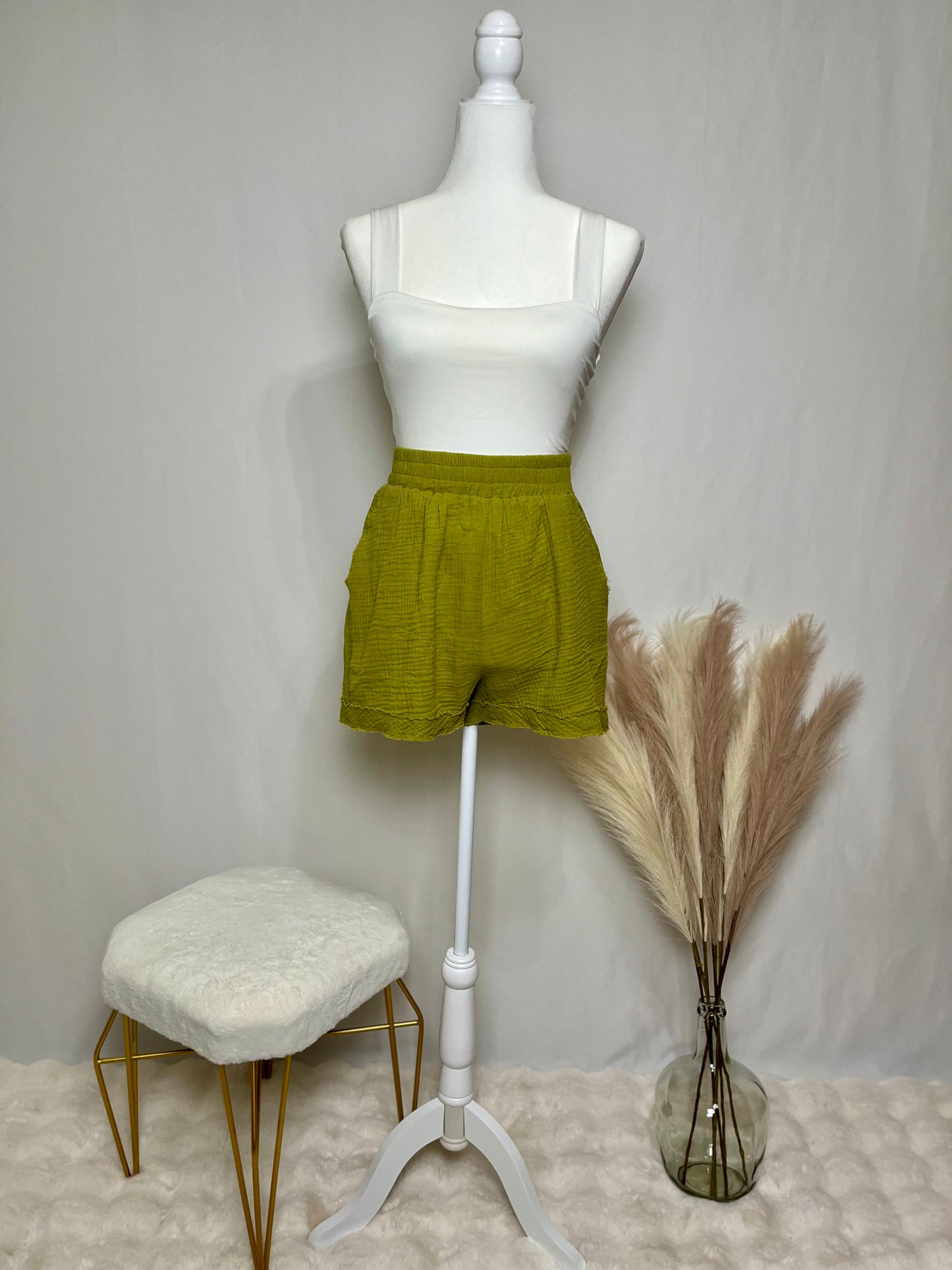 Summer Button Up Short Set