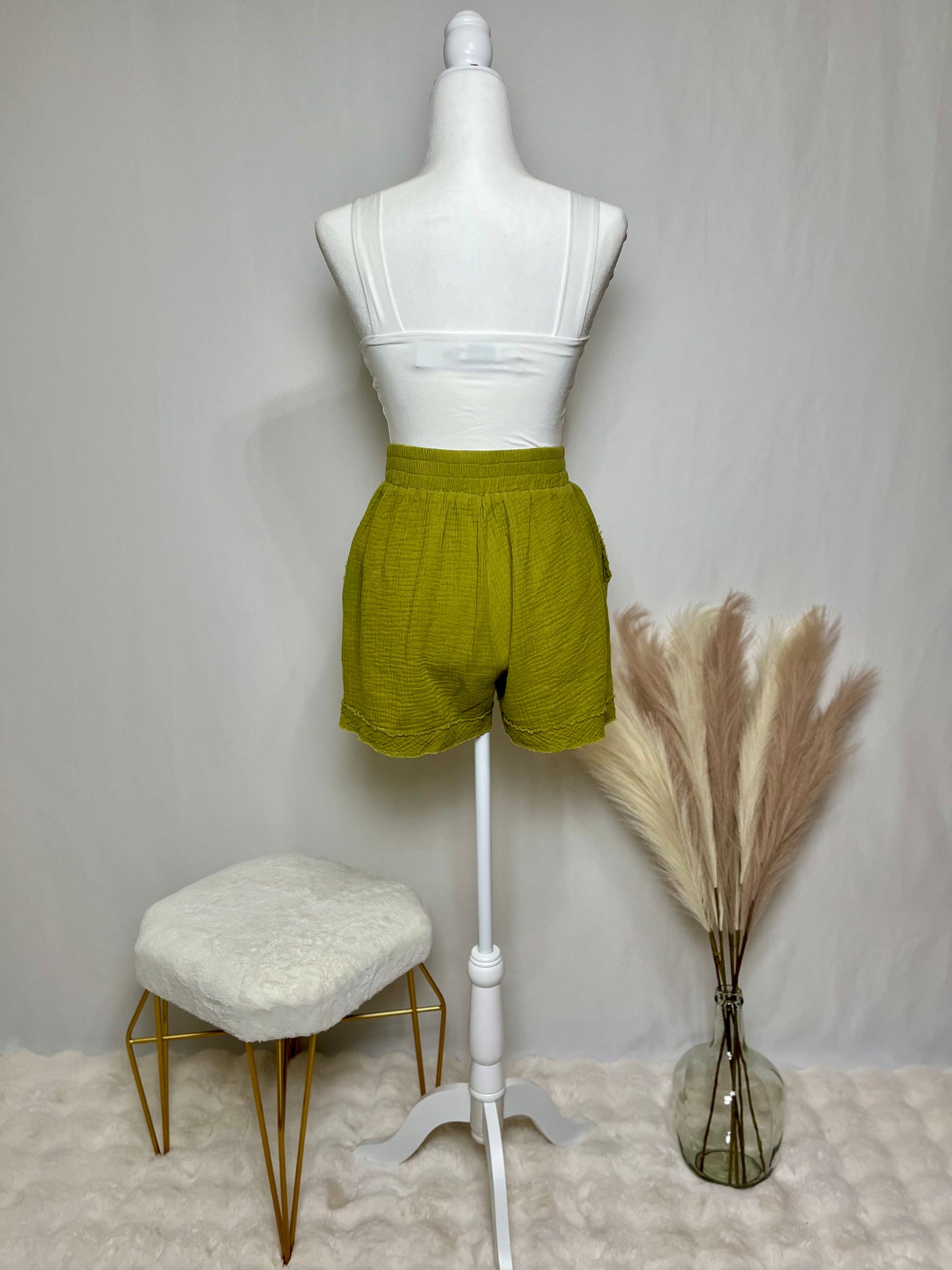 Summer Button Up Short Set